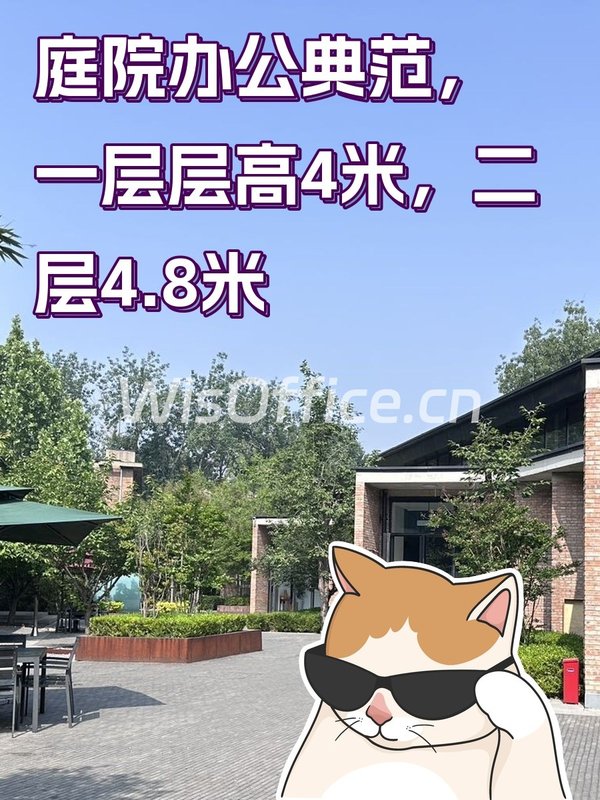 庭院办公典范，南北通透采光好 - 首图