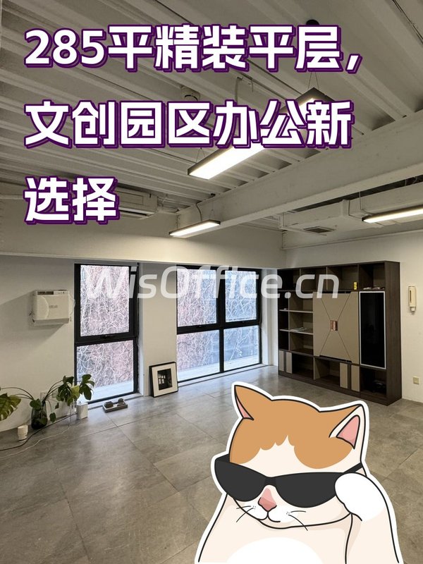 285平精装平层，文创园区办公新选择 - 首图
