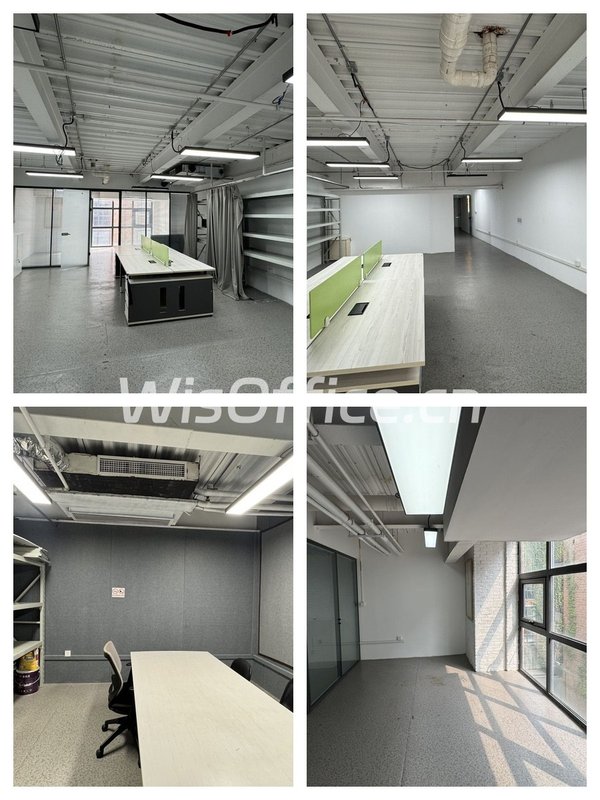 传媒公司偷着乐！113平花园办公室自带隔断 - 首图