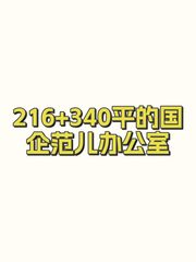 216+340平的国企范儿办公室 - 缩略图 1