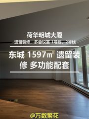东城荷华明城大厦 1597㎡ 遗留装修 多功能配套 - 缩略图 1