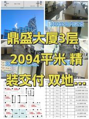 鼎盛大厦3层 2094平米 精装交付 双地铁 - 缩略图 1