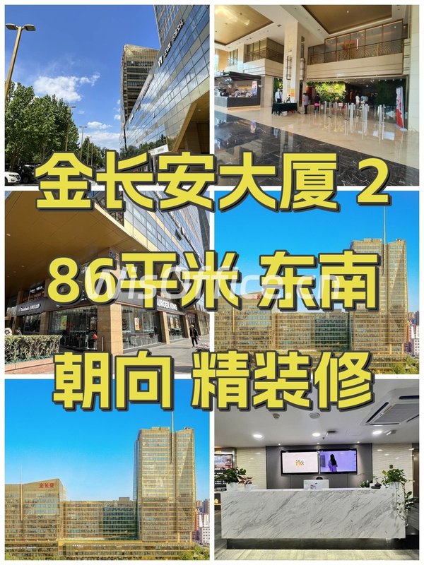 金长安大厦 286平米 东南朝向 精装修 - 首图