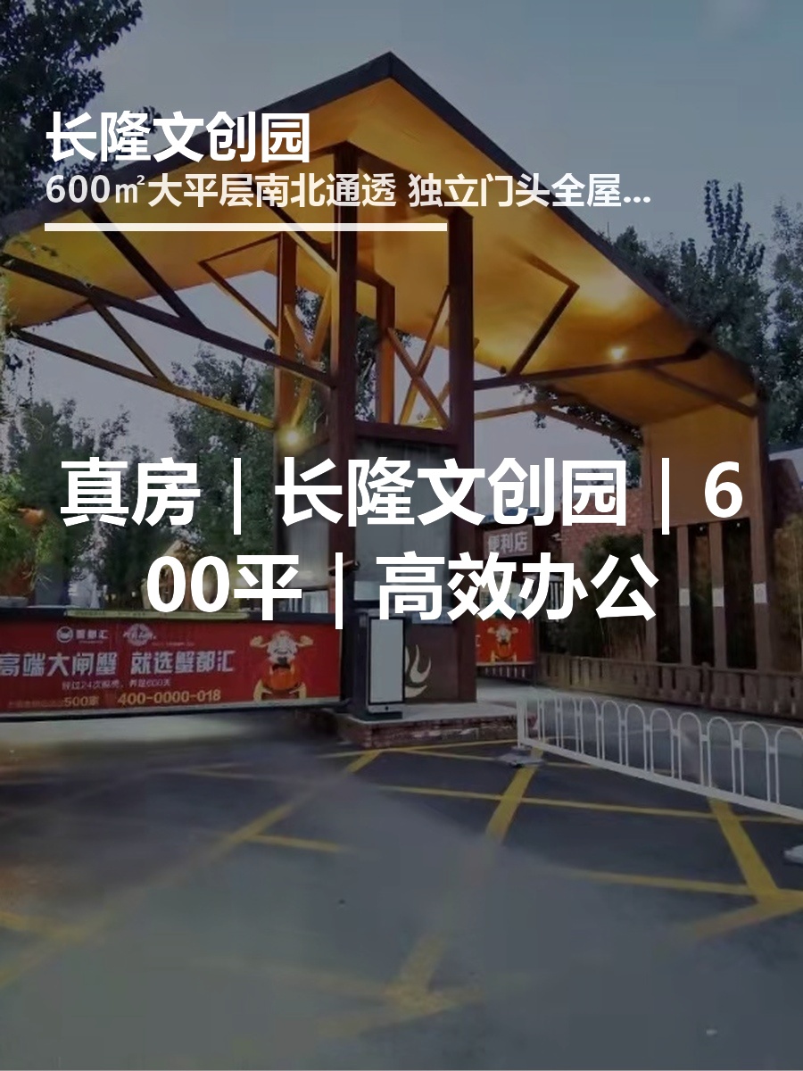 真房｜长隆文创园｜600平｜高效办公