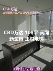 CBD万达 108平 南向新装修 正对电梯 - 缩略图 1