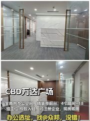 CBD万达广场 247平米 全南向 精装拎包 可注册 - 缩略图 1