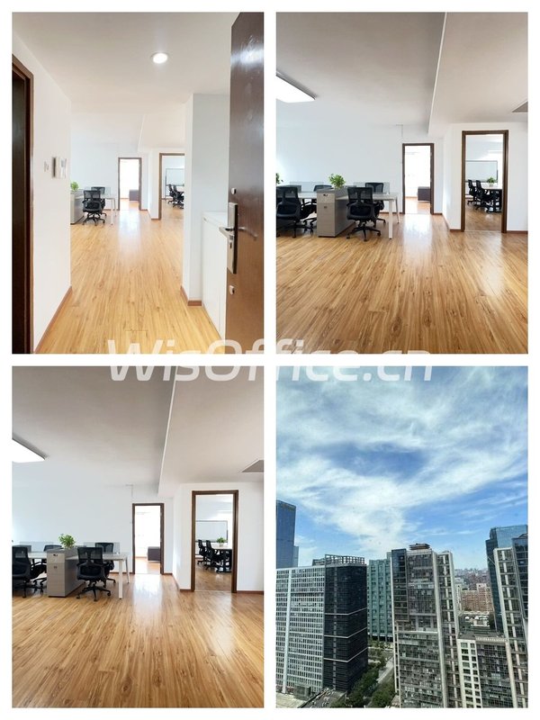 CBD万达广场 | 126平新装修 | 三面采光？ - 首图