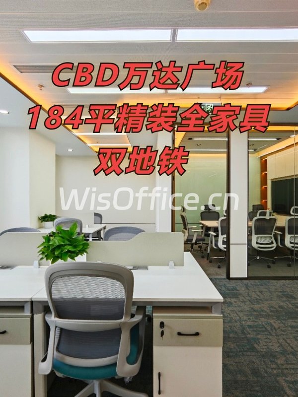CBD万达广场184平 双地铁 楼道升级 - 首图