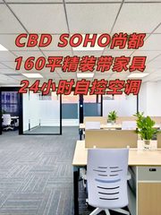 CBD现房 SOHO尚都160平 西向采光 带隔断 - 缩略图 1