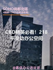 CBD精英必看！218平灵动办公空间 - 缩略图 1