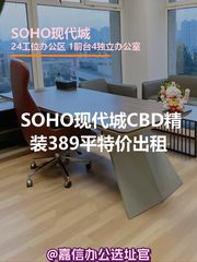 SOHO现代城CBD精装389平 - 缩略图 1