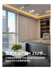 国贸万达广场｜252平｜4隔断+18工位 - 缩略图 1