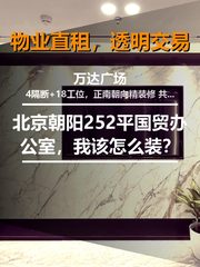 252平国贸办公室，我该怎么装？ - 缩略图 1