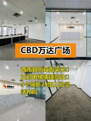 CBD万达广场328平精装办公空间 - 缩略图 1