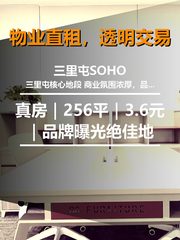 真房｜三里屯SOHO |256平｜3.6元｜品牌曝光绝佳地 - 缩略图 1