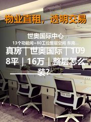 真房｜世奥国际｜1098平｜16万｜整层怎么装？ - 缩略图 1