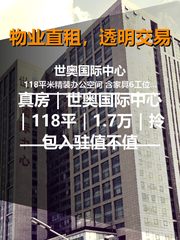 真房｜世奥国际中心｜118平｜1.7万｜拎包入驻值不值 - 缩略图 1