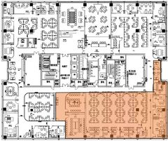 CBD现房 世纪财富中心830平 双地铁 金融装修 - 缩略图 9