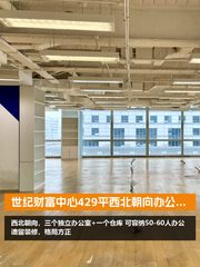 世纪财富中心429平西北朝向办公空间 - 缩略图 1