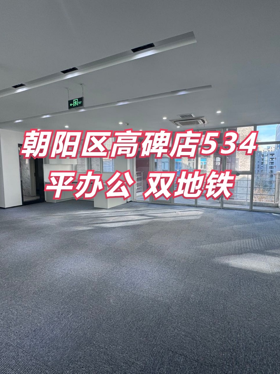 高碑店独栋534平 双地铁 花园办公