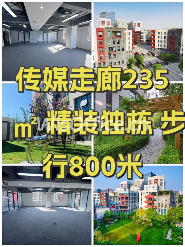 传媒走廊235㎡ 精装独栋 步行800米 - 首图