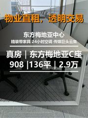 真房｜东方梅地亚C座908 |136平｜2.9万 - 缩略图 1