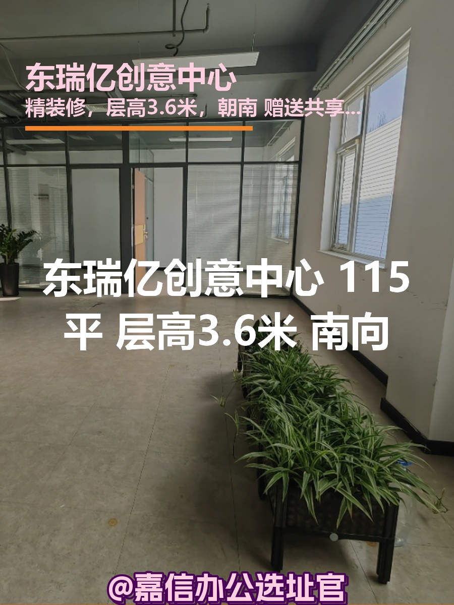 东瑞亿创意中心 115平米 精装修 南向