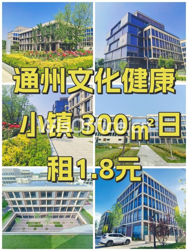 通州文化健康小镇 300㎡日租1.8元 - 首图