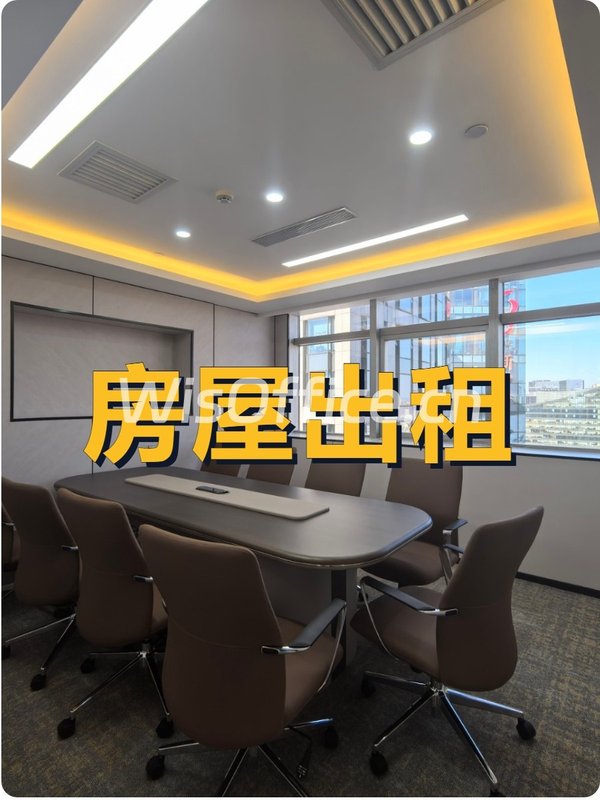 中关村大厦西南向精装工位，18个工位带家具 - 首图