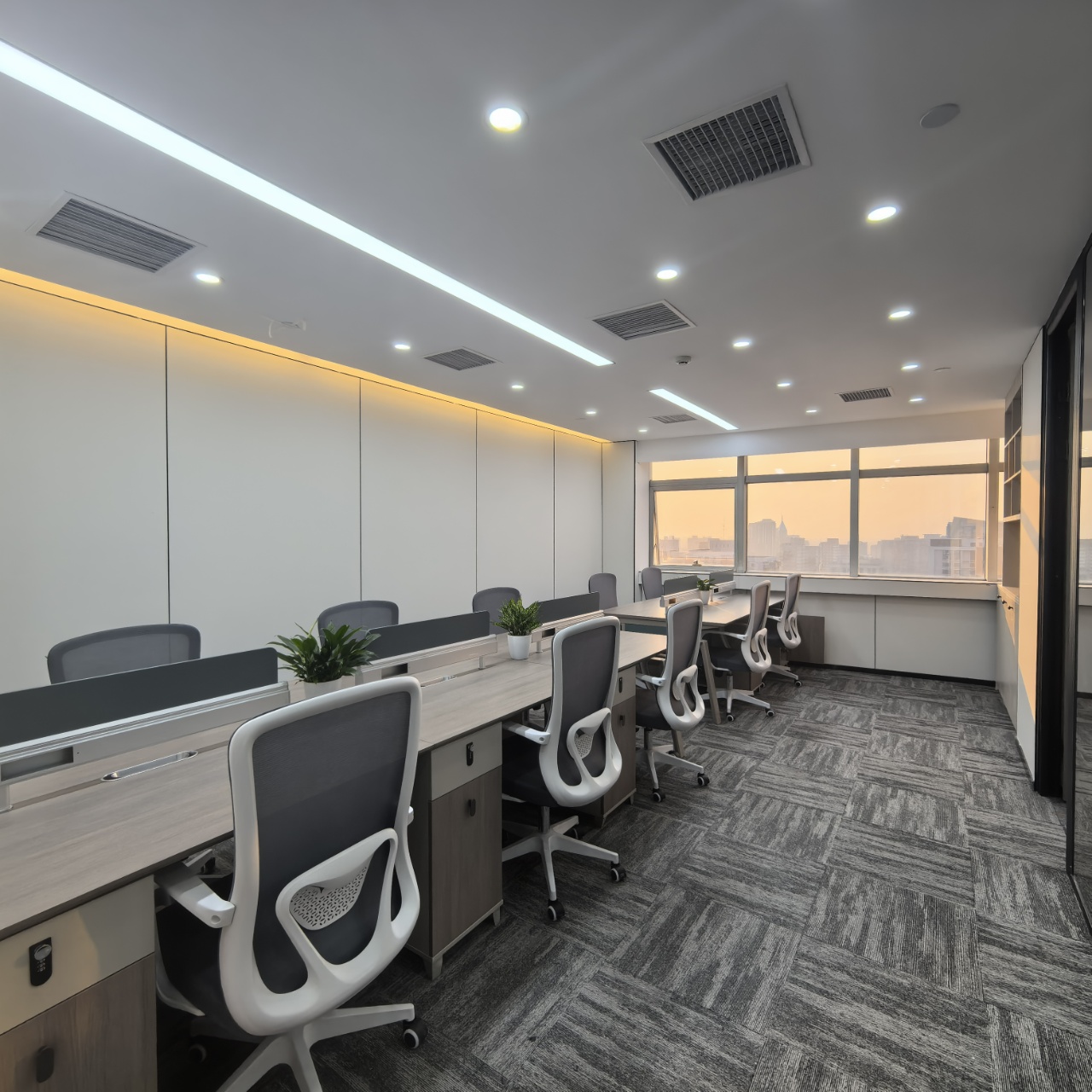 🌆窗边一束光，写字楼里的自然诗篇