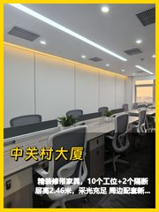 10个工位+2个隔断，层高2.46米，空间感十足 - 缩略图 1