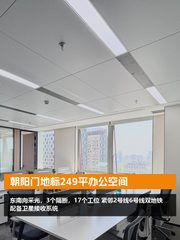 朝阳门地标249平办公空间 - 缩略图 1