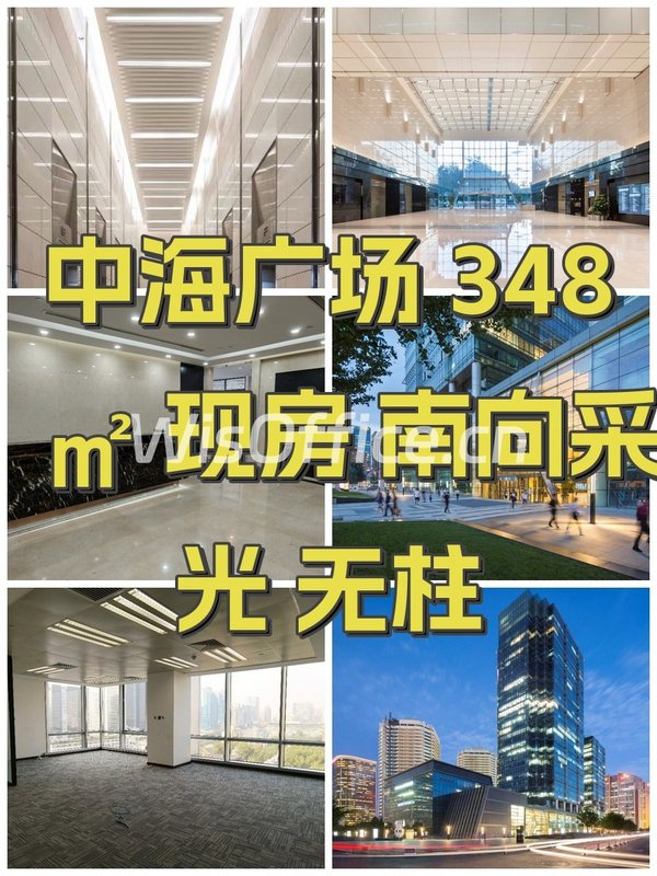 中海广场 348㎡ 现房 南向采光 无柱 - 首图