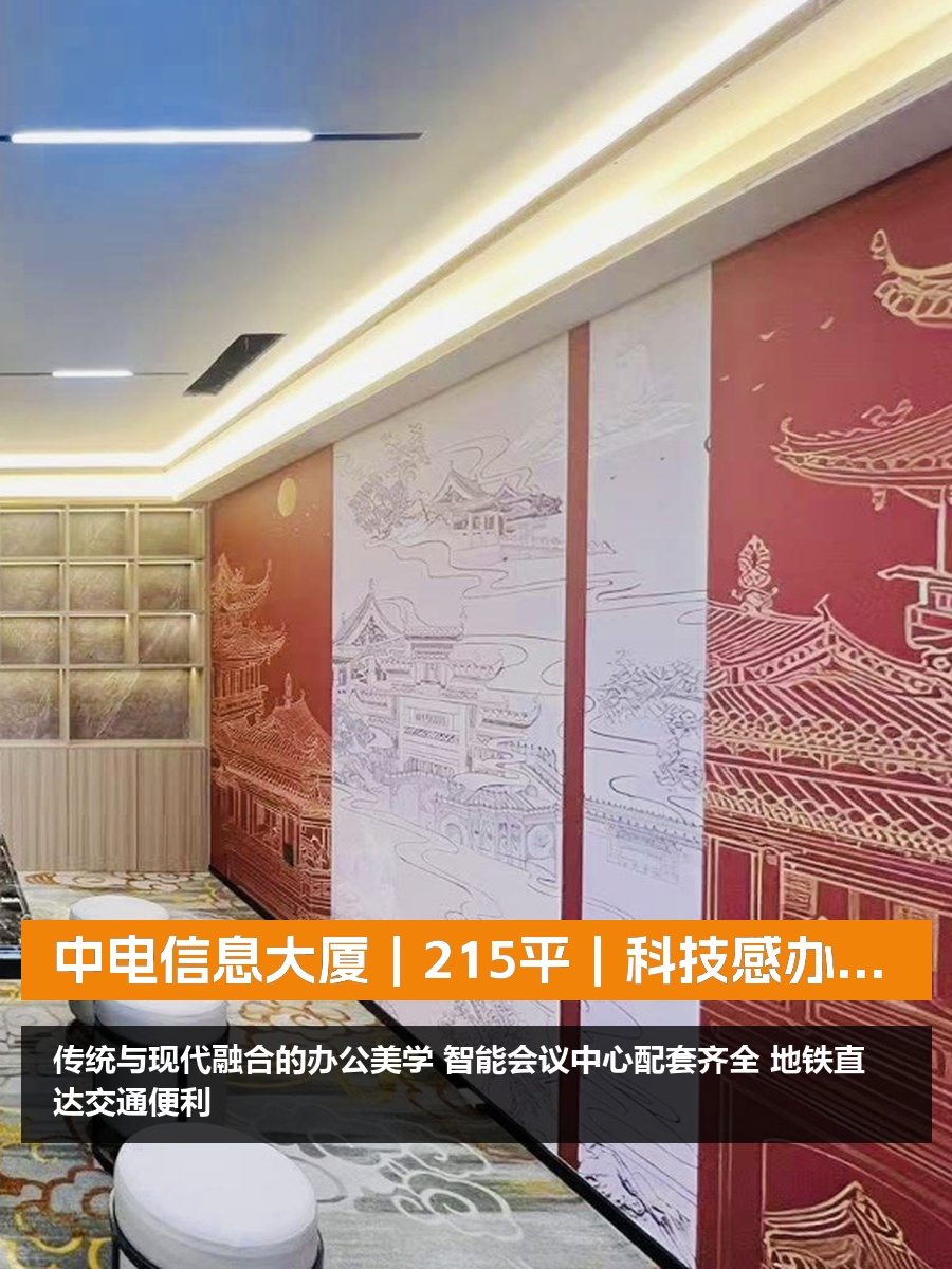 中电信息大厦｜215平｜科技感办公空间