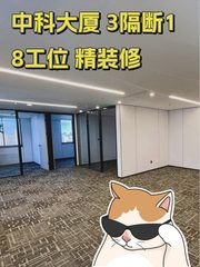 中科大厦 3隔断18工位 精装修 - 缩略图 1
