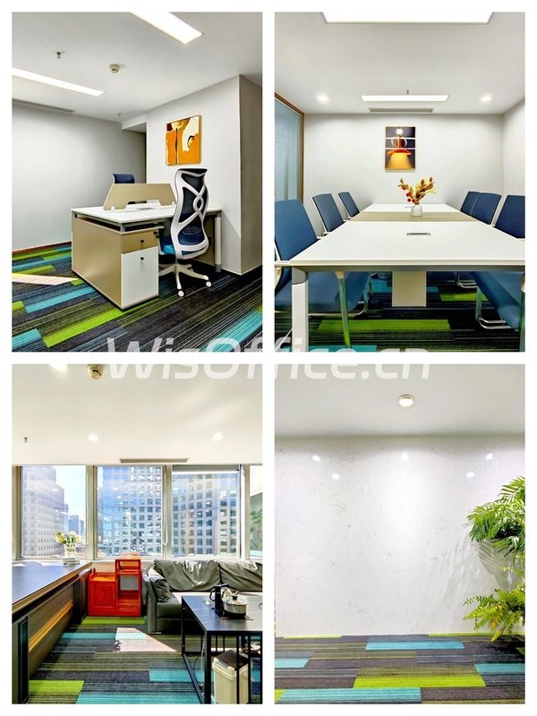 朝阳门现代办公，247㎡简约设计 - 首图