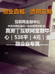 真房｜互联网金融中心｜538平｜4元｜金融企业专属 - 缩略图 1