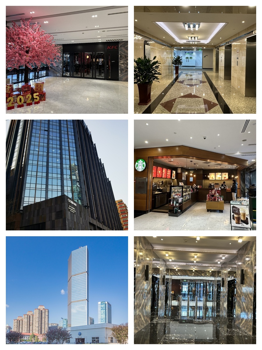 京广中心105平正对电梯厅