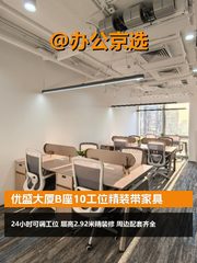 优盛大厦B座10工位精装带家具 - 缩略图 1