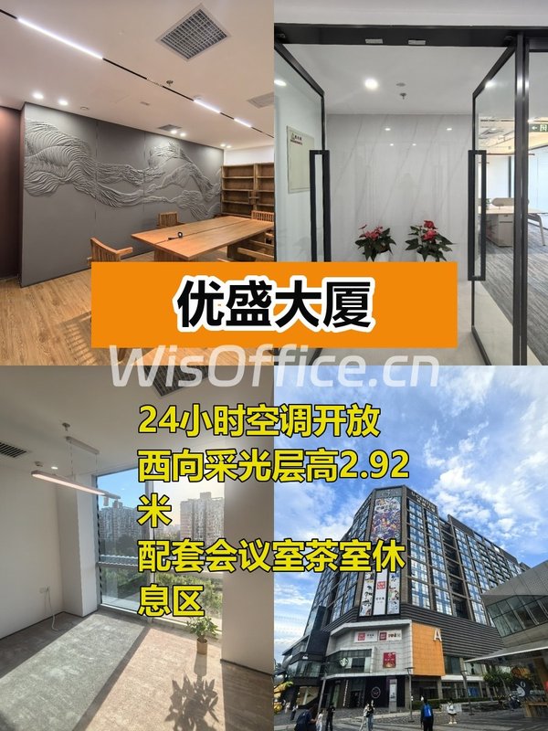 优盛大厦12工位精装带家具 - 首图