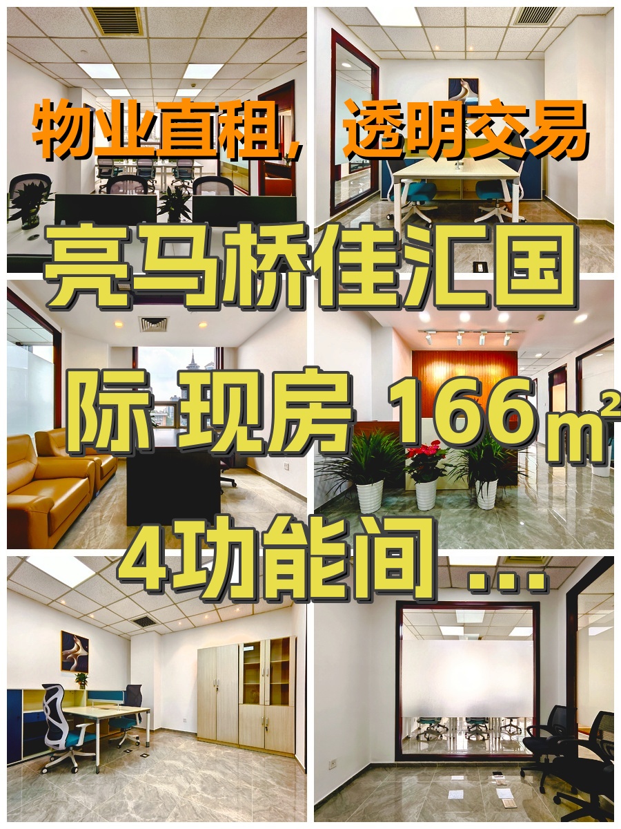 亮马桥佳汇国际 现房 166㎡ 4功能间 家具全