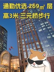 通勤优选 269㎡ 层高3米 三元桥步行 - 缩略图 1