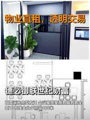 真房｜德必御联世纪财富｜220平｜7.2元｜双面采光王炸 - 缩略图 1