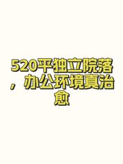 520平独立院落，办公环境真治愈 - 缩略图 1