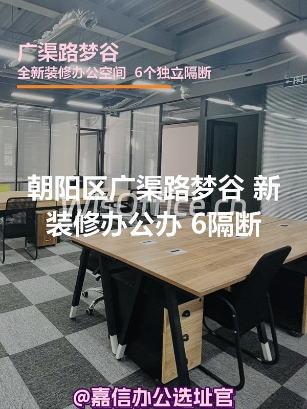 广渠路梦谷 独栋新装修 6隔断 - 首图