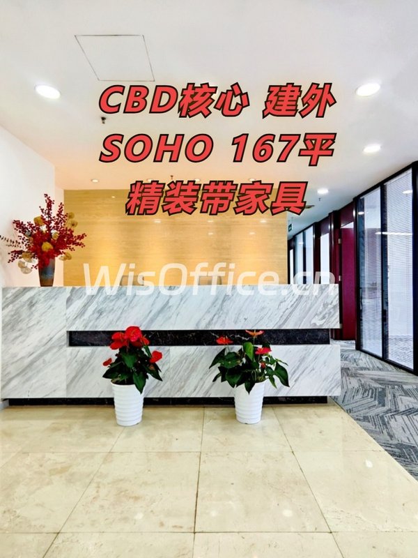 建外SOHO 167平 CBD核心 精装带家具 - 首图