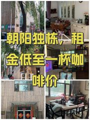 朝阳独栋，租金低至一杯咖啡价 - 缩略图 1