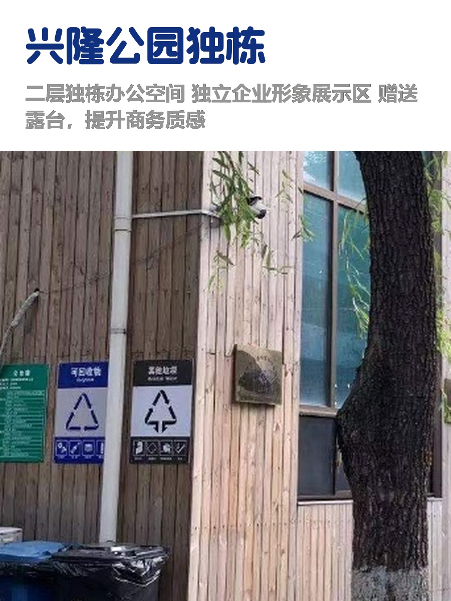 朝阳独栋，租金低至两杯咖啡价