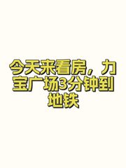 今天来看房，力宝广场3分钟到地铁 - 缩略图 1
