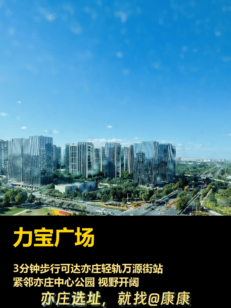 亦庄轻轨旁 开阔视野办公